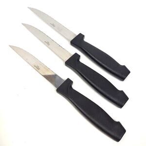 Set of 3 Pfaltzgraff Everyday Serrated Blade Steak Knives 8.5 in Stainless Steel